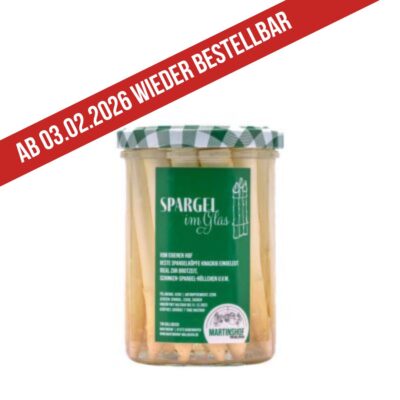Spargel im Glas