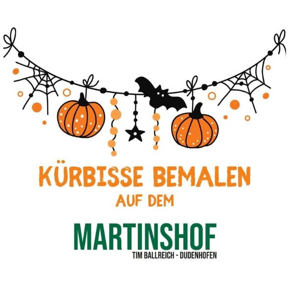 Kürbisse bemalen auf dem Martinshof quadrat
